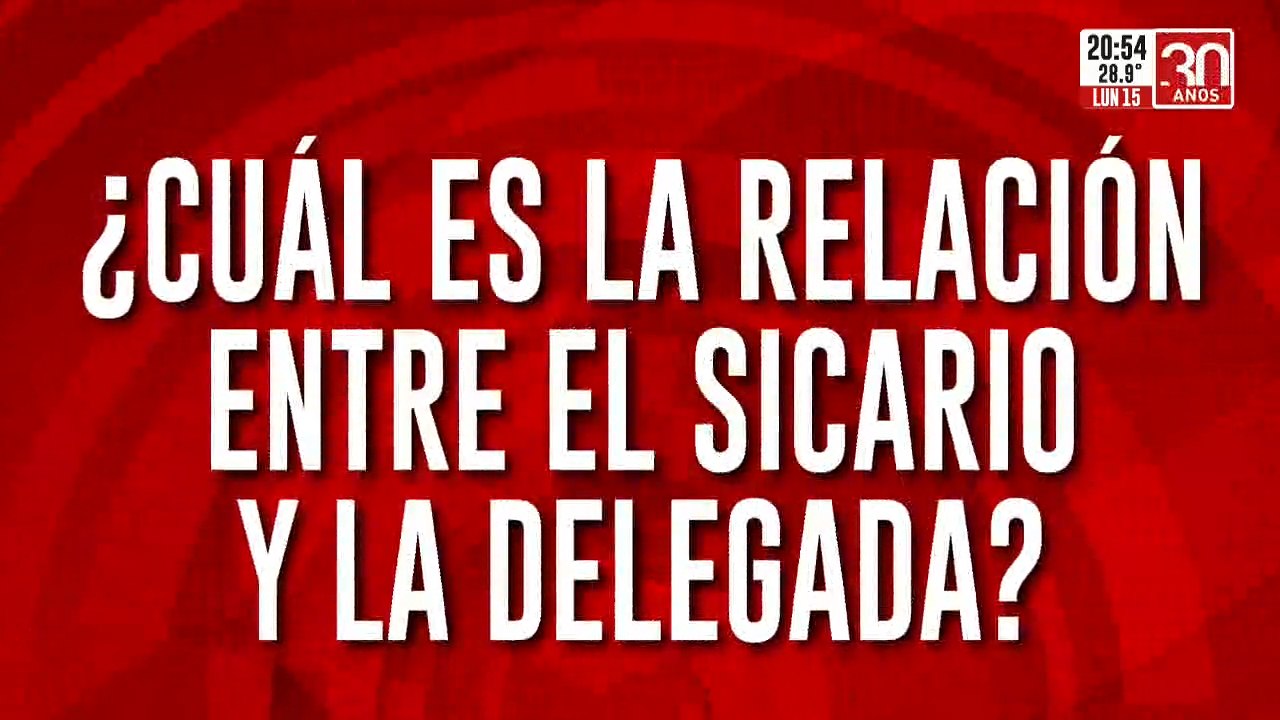 ¿Cuál es la relación entre el sicario y la delegada?