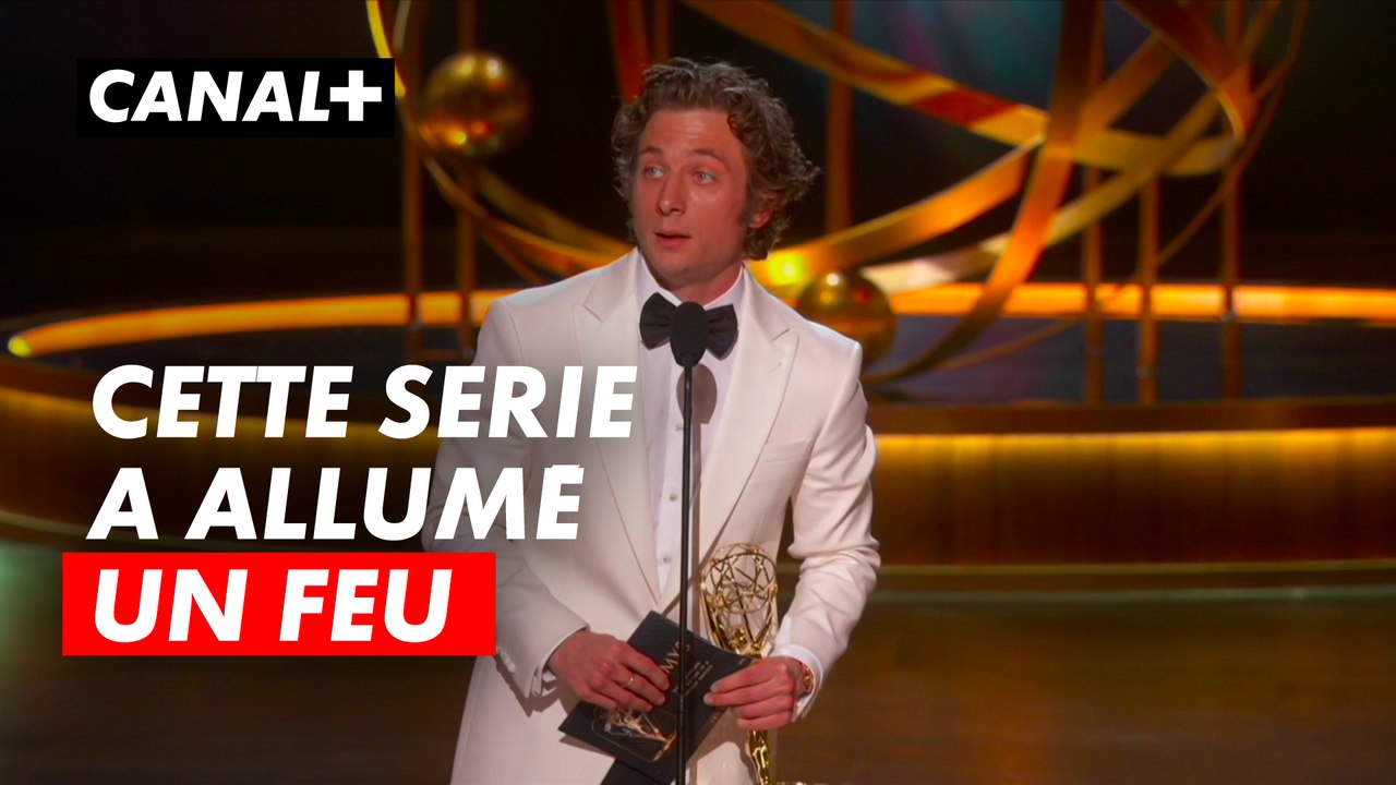 Jeremy Allen White meilleur acteur dans une série comique (The Bear) - Emmy Awards 2024 - Canal+