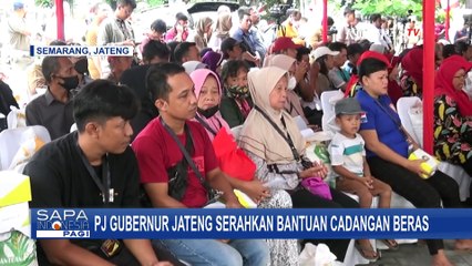 Download Video: Penyerahan Bantuan Pangan Cadangan Beras Pemerintah Jawa Tengah