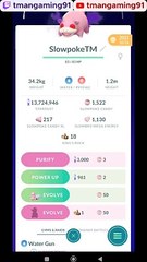 Pokémon GO-Evolving Shadow Slowpoke To Slowking