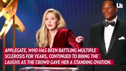 Christina Applegate Brings the Laughs During Rare 2023 Emmys Appearance: ‘Body Not by Ozempic’