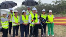 Anthony Albanese inspects M1 Motorway works