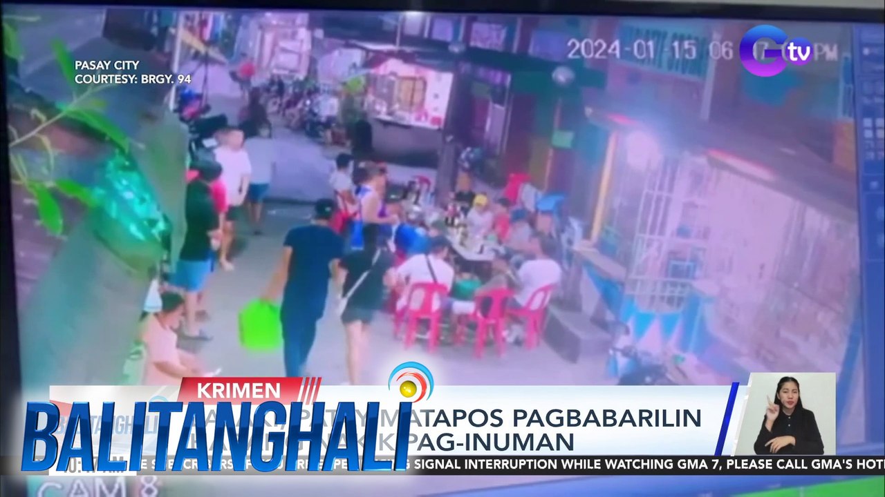Lalaki, patay matapos pagbabarilin habang nakikipag-inuman | BT