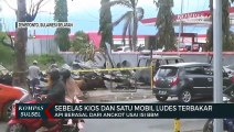 Sebelas Kios Dan Satu Mobil Ludes Terbakar di SPBU Mangga Kulle