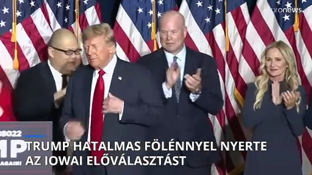 Nincs meglepetés: Trump nyerte a republikánus előválasztást Iowában