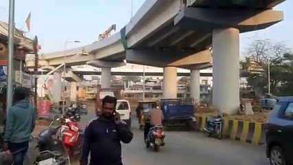 रानीताल में फ्लाईओवर का काम अंतिम चरणों में, सजाई जा रही रोटरी