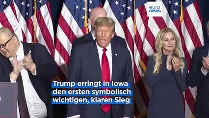 Trump gewinnt Vorwahl in Iowa deutlich