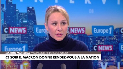 Marion Maréchal : «Je n’attends rien de la prise de parole d’Emmanuel Macron»