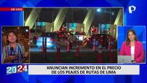 Municipalidad de Lima sobre alza de precio de peajes: “La inversión en obras viales es nula”