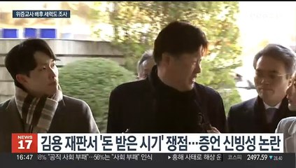 '김용 재판 위증교사' 수사 탄력…배후 세력도 조사