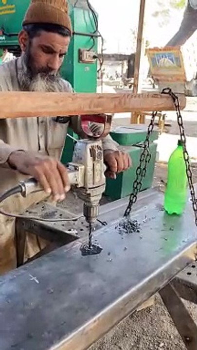 Truck Frame Holing #frame #mechanic #restoration #shortsvideo #ytshorts