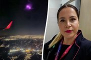 'UFO' caught on camera by Wizz Air flight attendant while flying from Luton to Poland