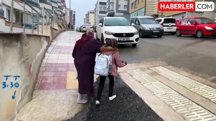 Kastamonu'da buzlanan yolda kaza ve yaralanmalar yaşandı