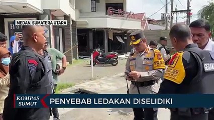 Polisi Masih Selidiki Penyebab Ledakan di Jalan Sisingamangaraja Medan