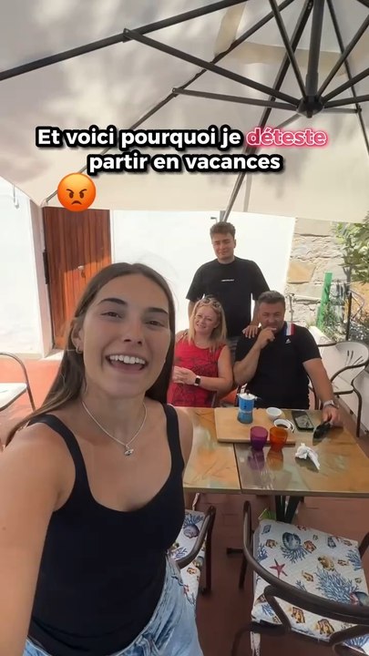 Horrible de partir en vacances avec eux 