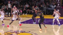 LeBron's silky one-touch pass sets up emphatic Wood dunk