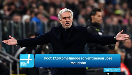 Foot: l'AS Rome limoge son entraîneur José Mourinho