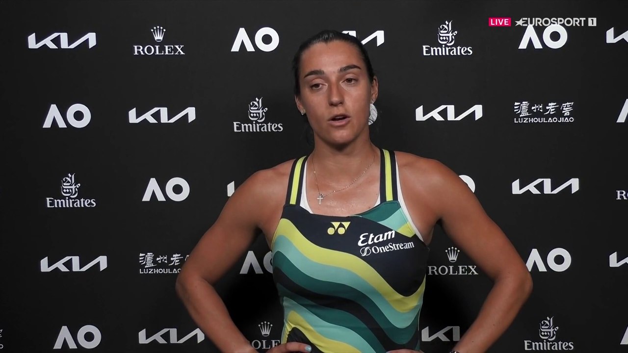 Caroline Garcia : Comme mes émotions m'ont joué des tours, je me suis concentrée sur ma respiration