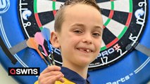 Darts-mad schoolboy tipped to be next Luke Littler after hitting his first 180 - aged 7