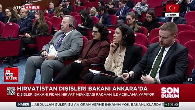 Hakan Fidan: Türk-Hırvat dış ticaret hacminde hedefimiz 2 milyar dolar