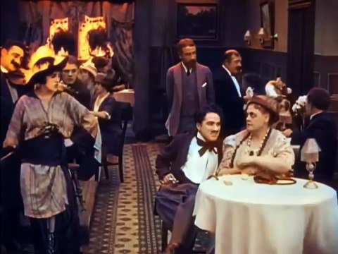 #CharlieChaplin - Tillie's Punctured Romance (1914) | Restored & Colorized Movie