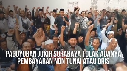 Paguyuban Juru Parkir Surabaya Tolak Pembayaran Non Tunai atau Qris