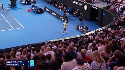 Prizmic épatant, Djokovic résilient : les temps forts d'un grand spectacle