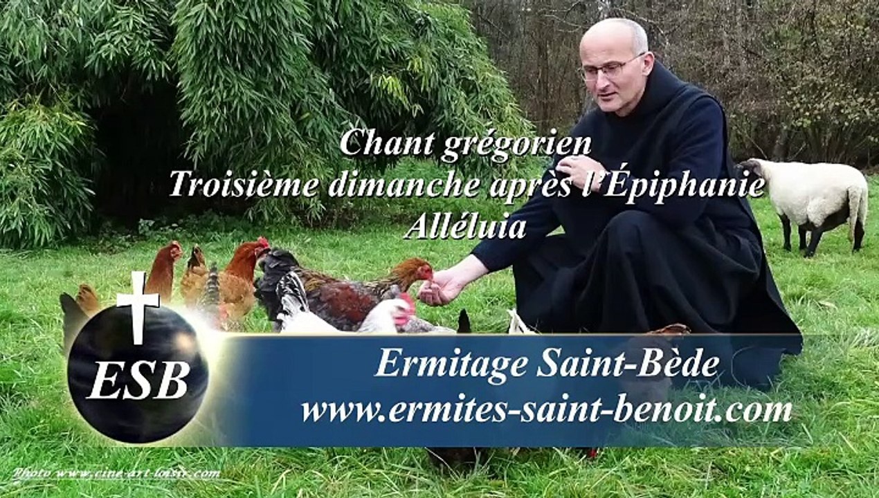 Alléluia Dominus regnavit exsultet du Troisième dimanche après l’Épiphanie - Ermitage Saint-Bède -  Jean-Claude Guerguy pour Ciné Art Loisir.