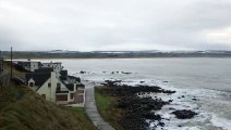 Beautiful landscapes overlooking Portstewart Strand beach