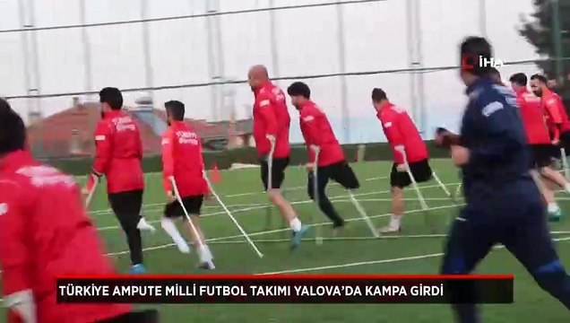 Türkiye Ampute Milli Futbol Takımı Yalova’da kampa girdi