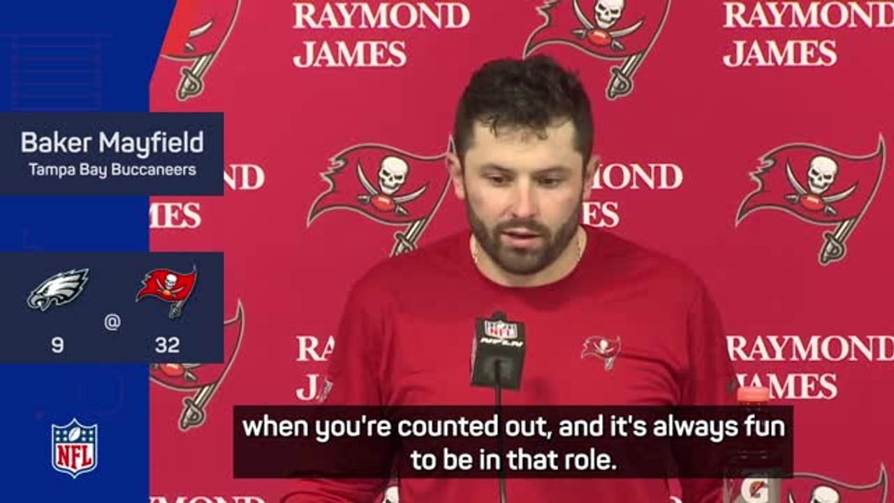 Mayfield inspires 'underdog' Buccaneers to biggest playoff win in 20 years