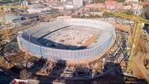 Obras de reforma del Camp Nou