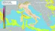 Venti: prima da sud ovest e poi da nord