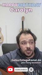 Happy Birthday, Carolyn! Geburtstagsgrüße an Carolyn