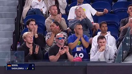 Ella Seidel - Aryna Sabalenka - Les temps forts du match - Open d'Australie