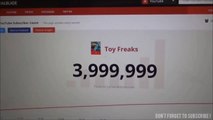 4 Million Subscribers on Toy Freaks! Thank You So Much! December Vlog #1