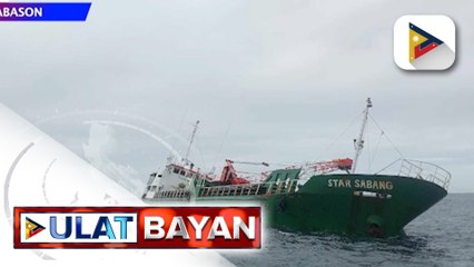 13 crew ng M/V Star Sabang, nailigtas ng PCG at iba pang ahensiya ng pamahalaan matapos tumagilid sa Bayangan Island, Zamboanga del Norte