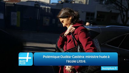 Polémique Oudéa-Castéra: ministre huée à l'école Littré.