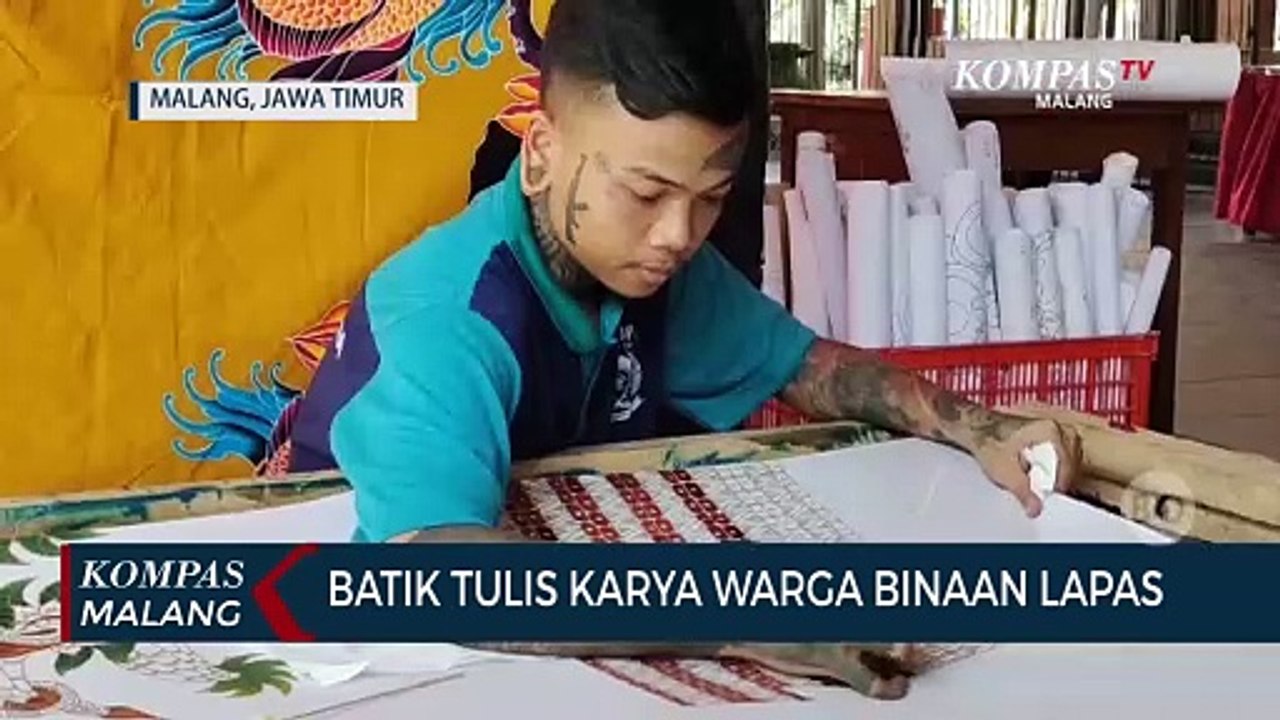 Karya Batik Tulis Dari Balik Tembok Penjara