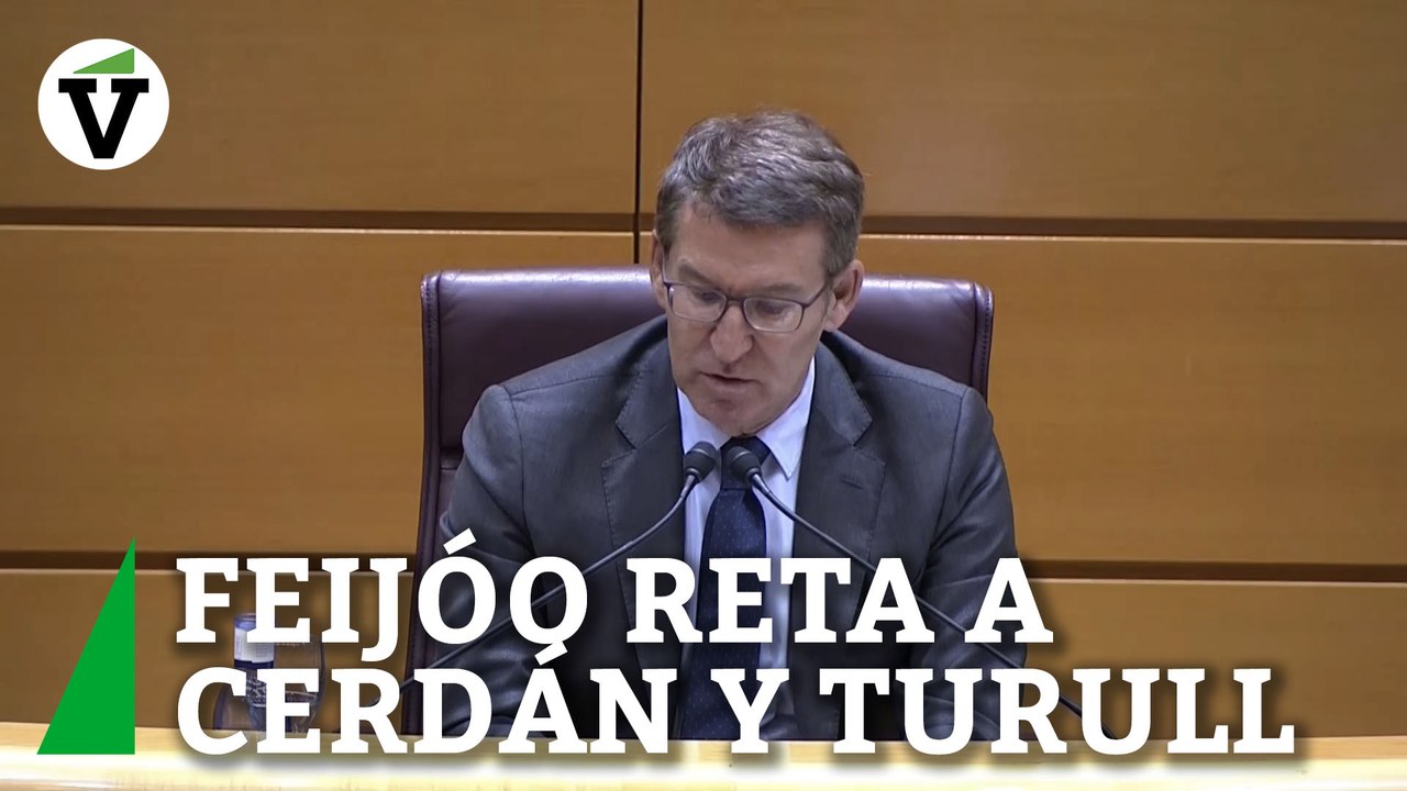 Feijóo reta a Cerdán y Turull a explicar juntos sus pactos y si habrá referéndum o "colorín colorado"