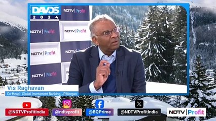 Скачать видео: JP Morgan's Vis Raghavan At Davos WEF 2024 | NDTV Profit