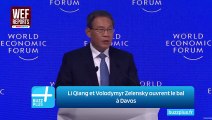 Li Qiang et Volodymyr Zelensky ouvrent le bal à Davos