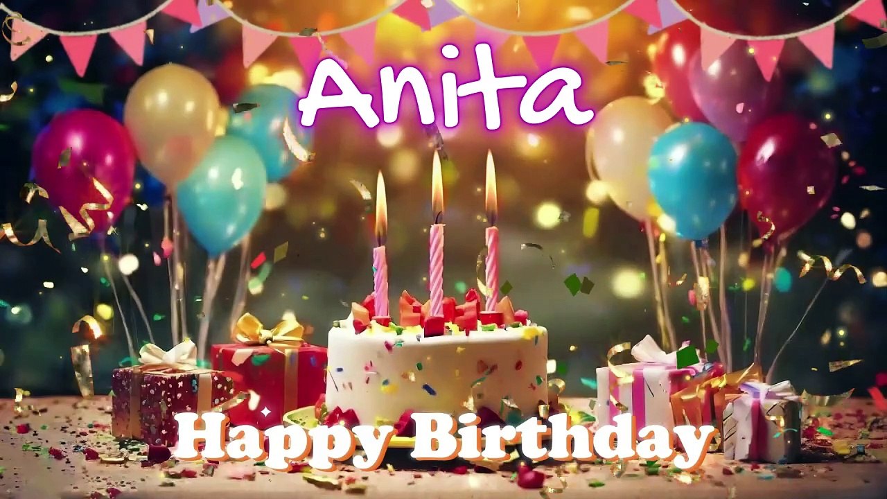 Happy Birthday Anita - video Dailymotion