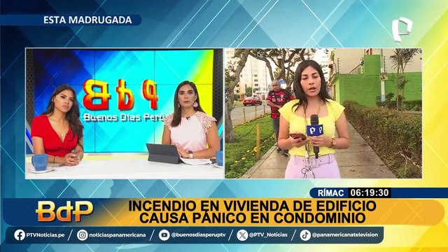 Incendio en el Rímac: siniestro en sexto piso de edificio desata pánico en condominio