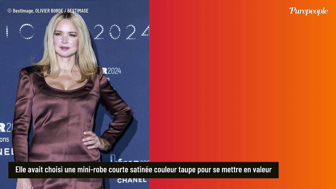 Révélations César 2024 : Virginie Efira à tomber en mini-robe satinée, sans Niels mais avec un jeune acteur au succès fou