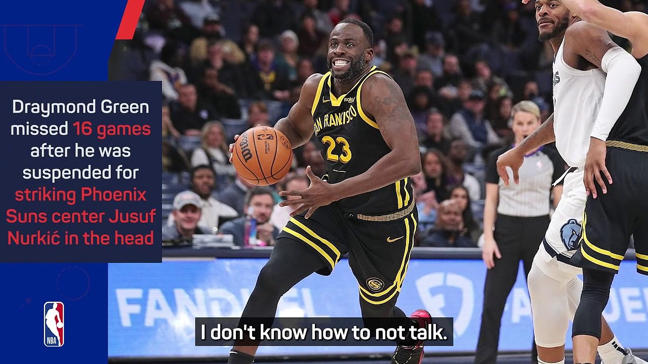 Draymond Green feeling 'really good' after NBA return