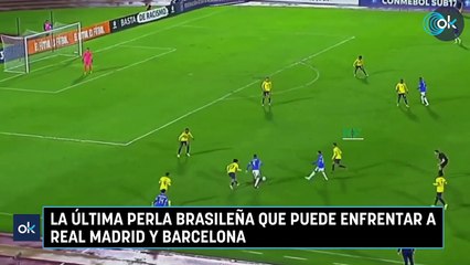 La última perla brasileña que puede enfrentar a Real Madrid y Barcelona