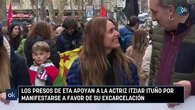 Los presos de ETA apoyan a la actriz Itziar Ituño por manifestarse a favor de su excarcelación
