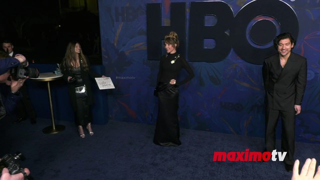 Sophia Di Martino and Will Sharpe HBO & Max Post-Emmy Celebration Blue Carpet