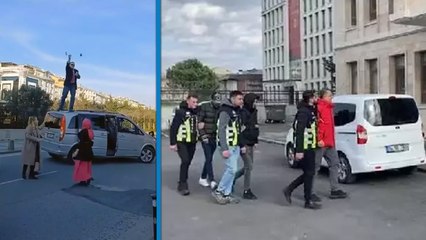 Zeytinburnu'nda yolu kapatan düğün konvoyundakilere ceza yağdı